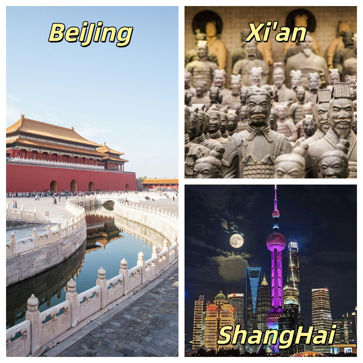 8 Day Beijing|Xi'an|Shanghai